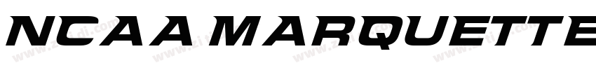 NCAA Marquette字体转换
